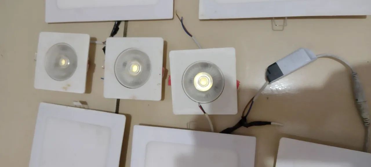 6 Placas de LED para Teto - Novas - Foto 3