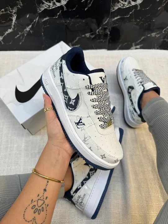 Tênis Nike Air Force 1 LV  Customizado linha PREMIUM SEMPRE ENTREGANDO MUITO ESTILO  - Foto 5