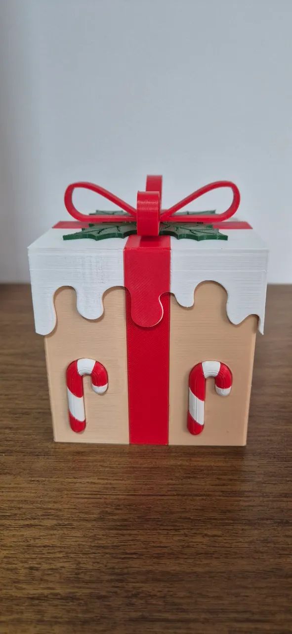 Decoração de natal. Caixa de presente  - Foto 2