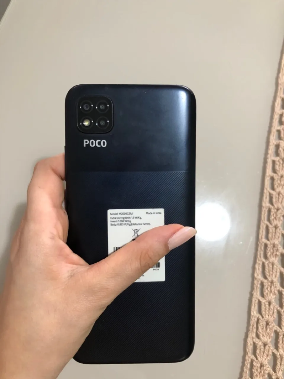 Celular Xiaomi Poco C3 4GB RAM 64GB Tela 6.43? 3 Câmeras