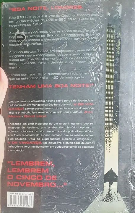 V de Vingança - Capa Dura - Foto 2