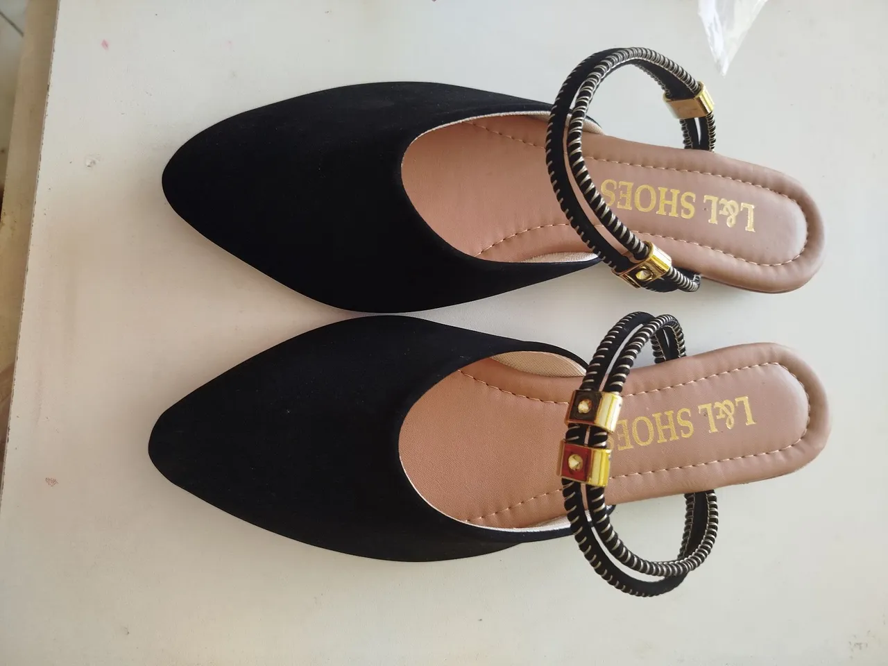 Sandália Feminina Preta Elegante - L&L Shoes