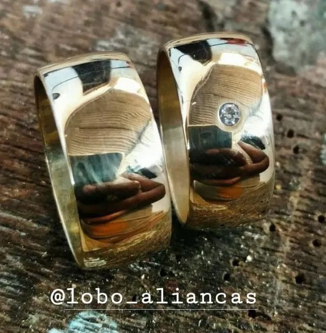 Alianças em moeda antiga (Promoção dia dos namorados) - Foto 2