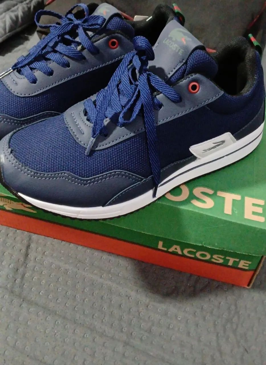Tênis Lacoste Azul (Primeira Linha) - Foto 2