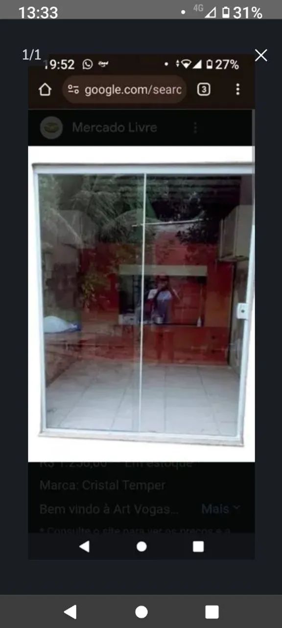 Vendo porta blindex 