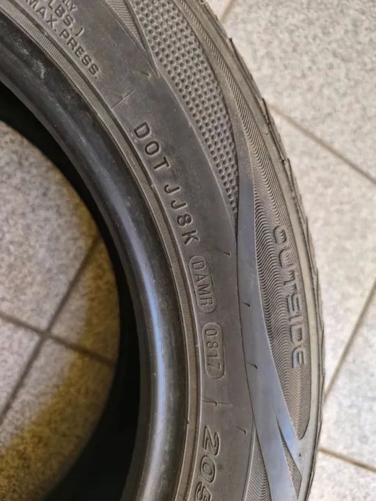 Pneus Meia Vida 205x55 R16 - Foto 3