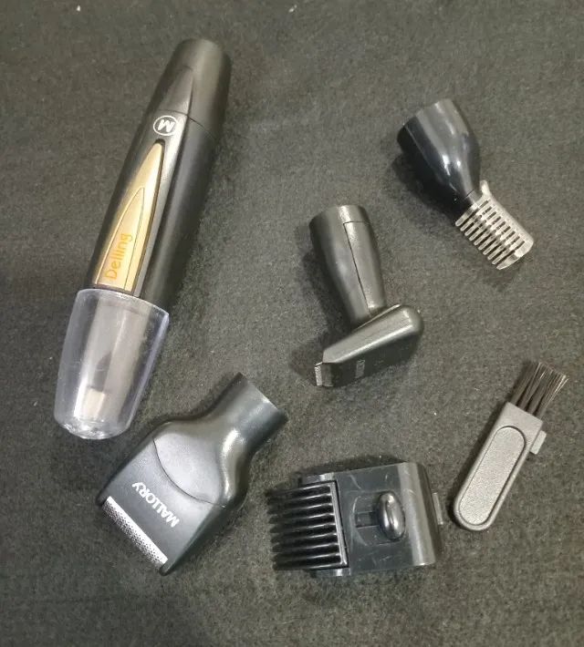 Maquina de aparar barba a pilha,marca malory - Foto 4