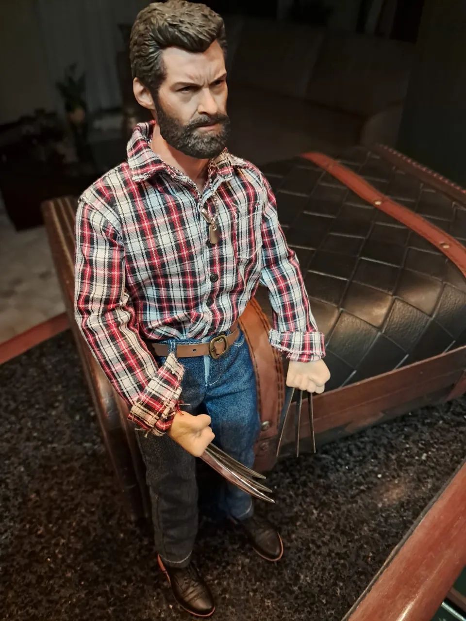 Wolverine Logan Hugh Jackman action figure brand new exclusive hero geek collection64520757523073121