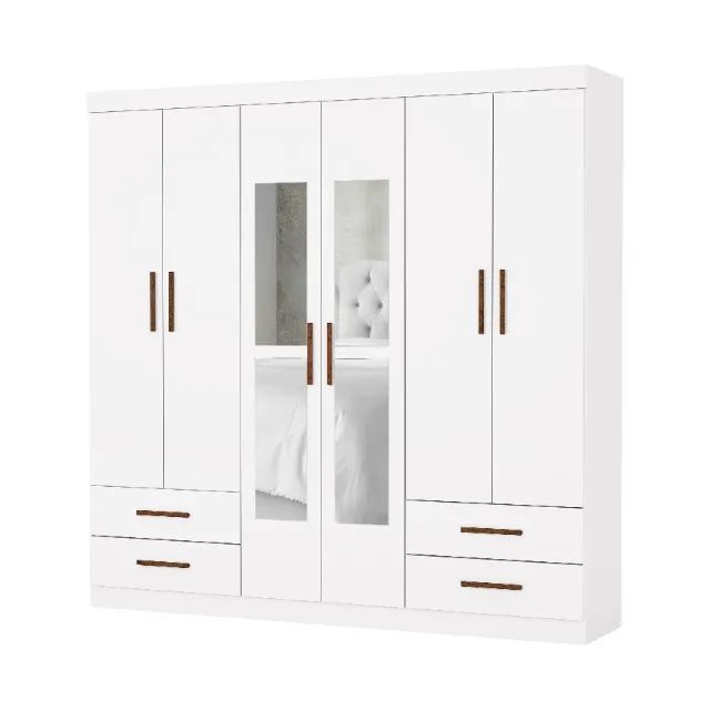Guarda-Roupa 6 Portas Jambo
