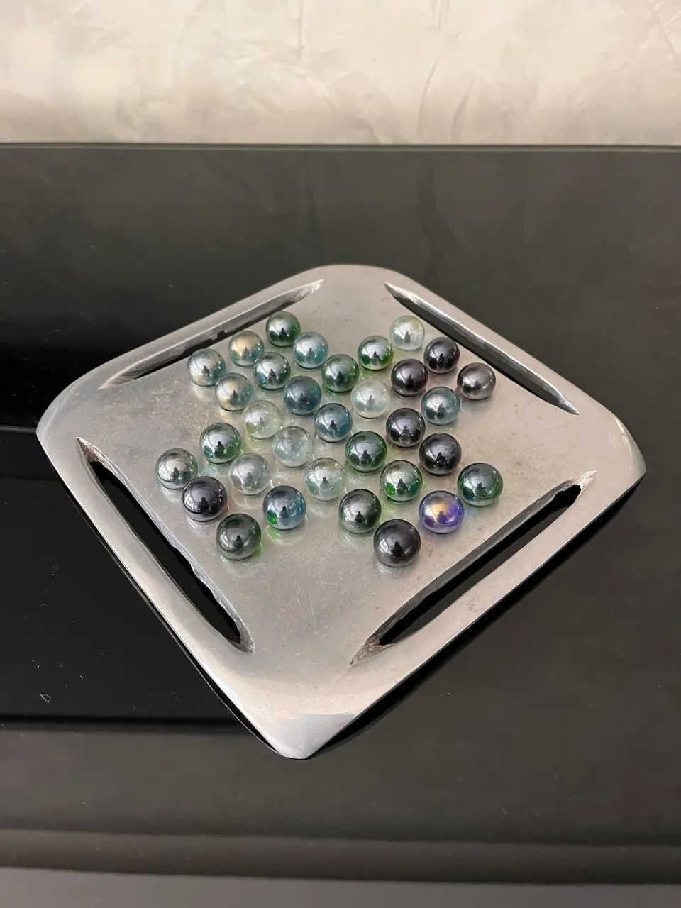 Jogo resta um em alumínio fundido e com bolinhas de gude.  - Foto 3