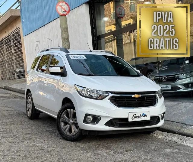 Chevrolet Spin 1.8 Premier Automática Branca + 7 Lugares Ano 2024