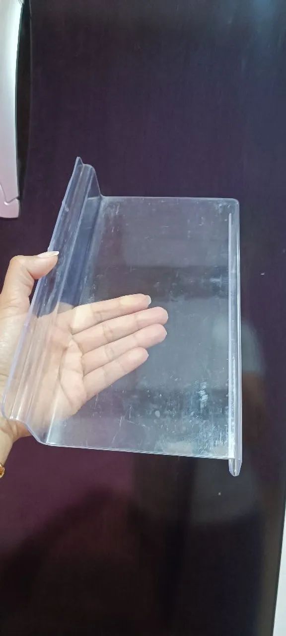 Suporte de acrílico, suporte para painel canelado  - Foto 4