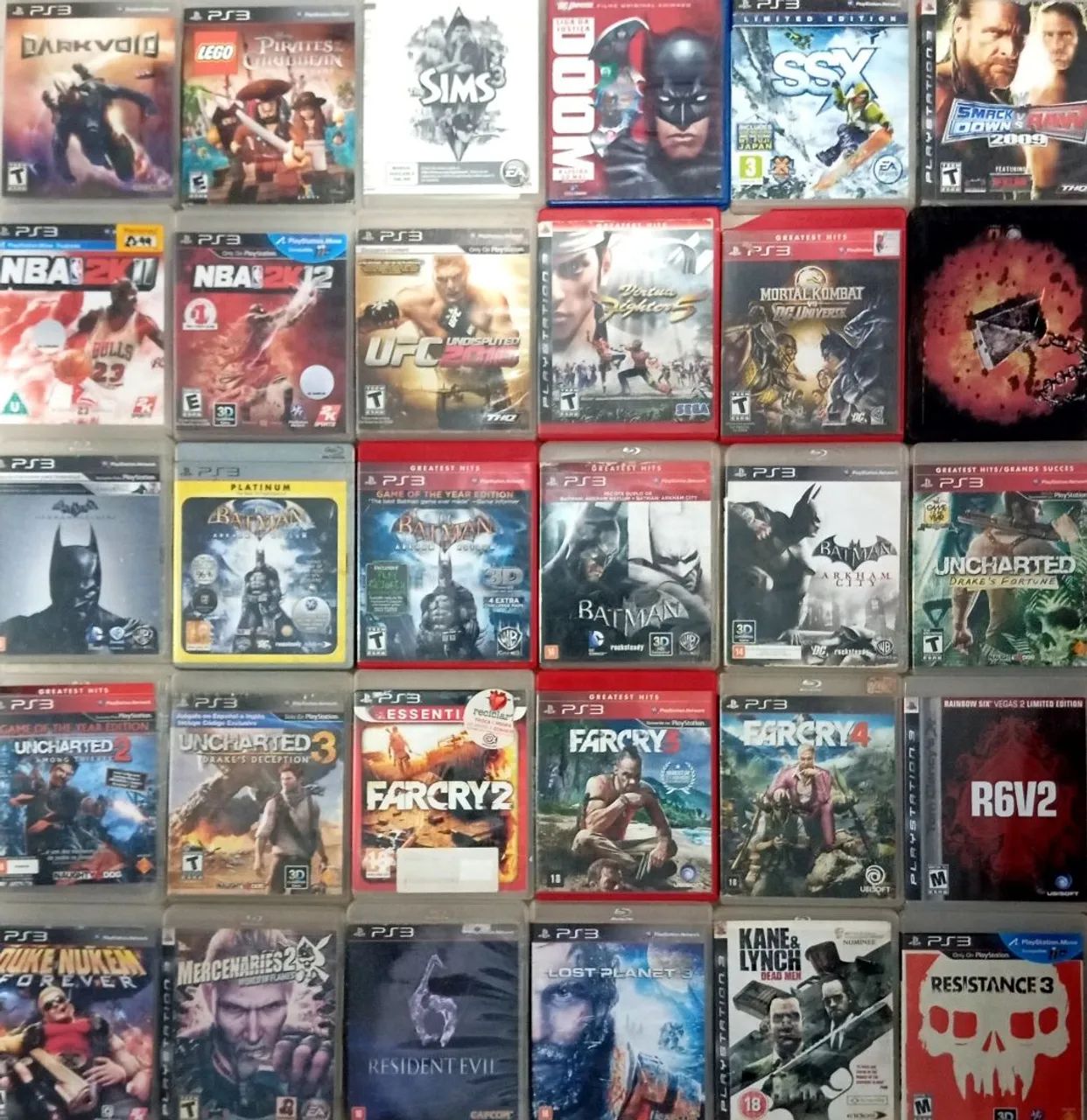 Diversos jogos Playstation 3