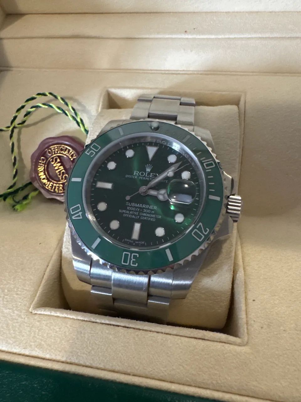 Relogio Rolex Hulk64314491047811120