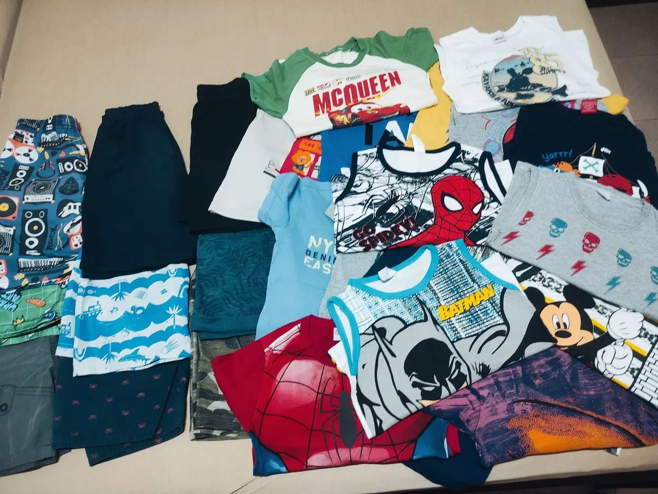 Lote de roupas infantis menino 