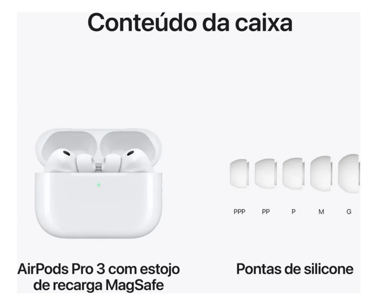 Apple AirPods Pro 3 Novo Lacrado na caixa - Fones de Ouvido