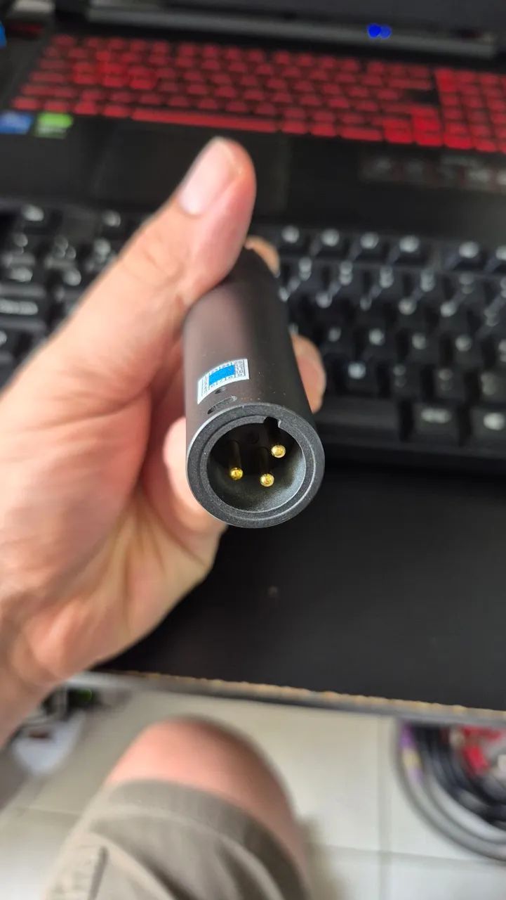 1 Microfone Dinâmico Renius-7 XIr Cinza-escuro - Foto 3