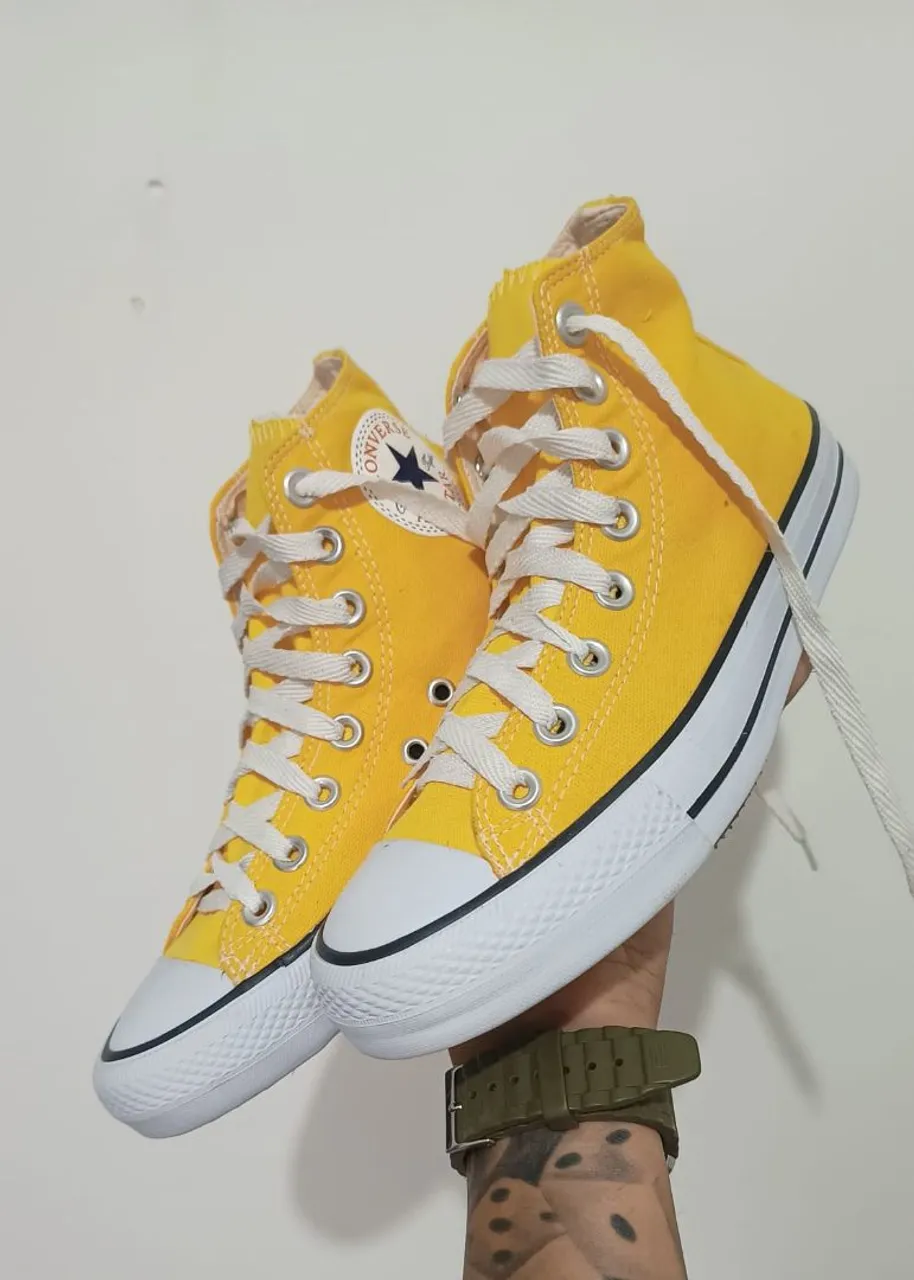 Converse All Star Amarelo 37