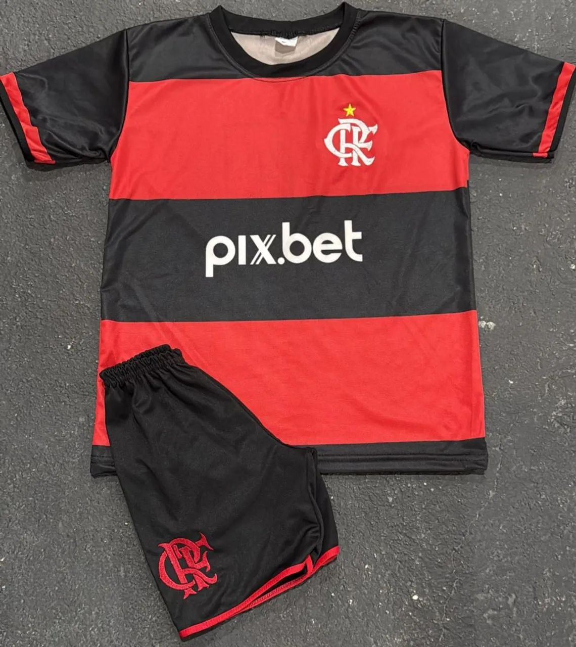 Conjunto futebol Flamengo Infantil 