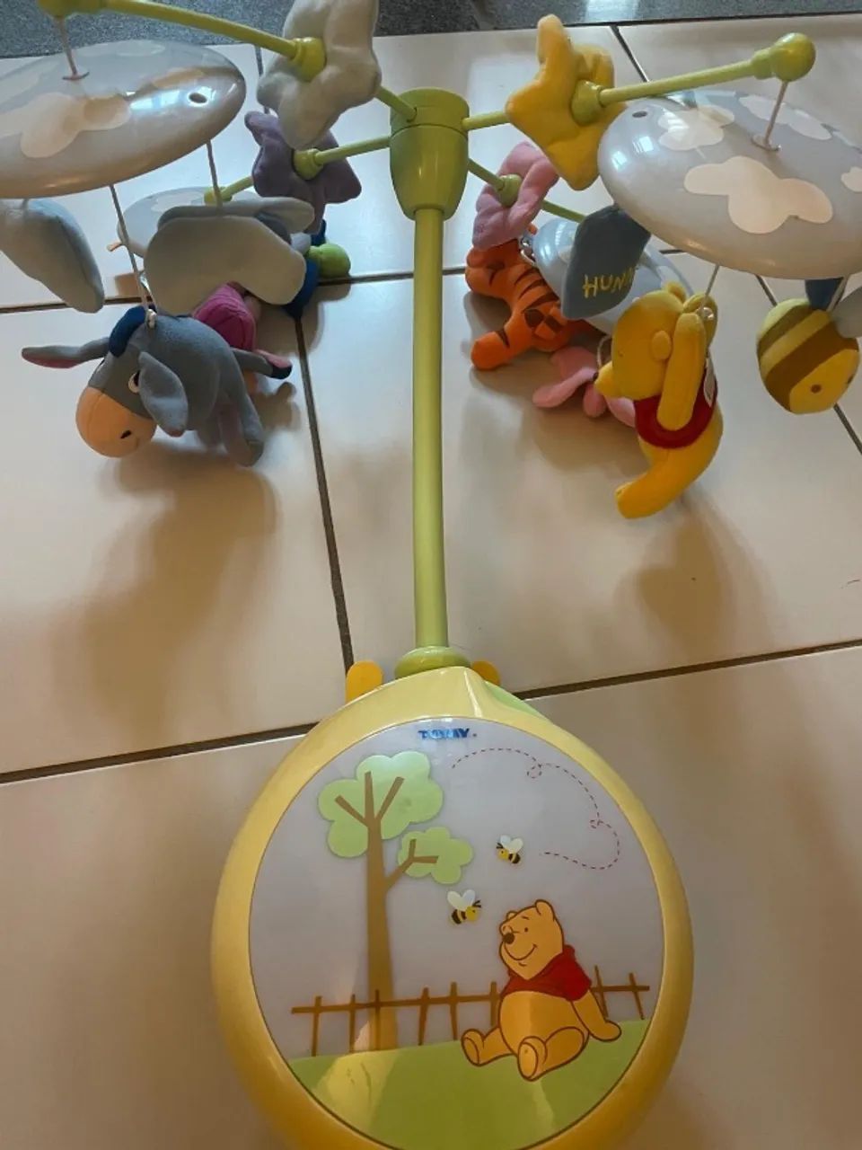 Móbile berço bébé musical com Luz e giratorio - Foto 2