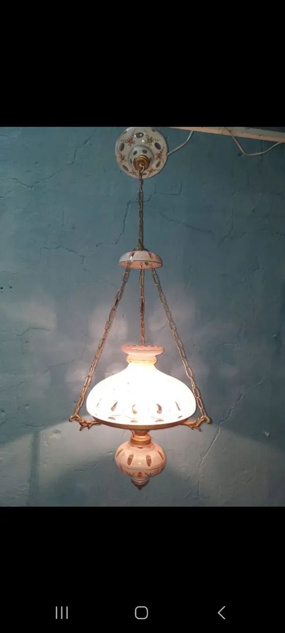 LUSTRE ANTIGO OVERLAY RARIDADE 