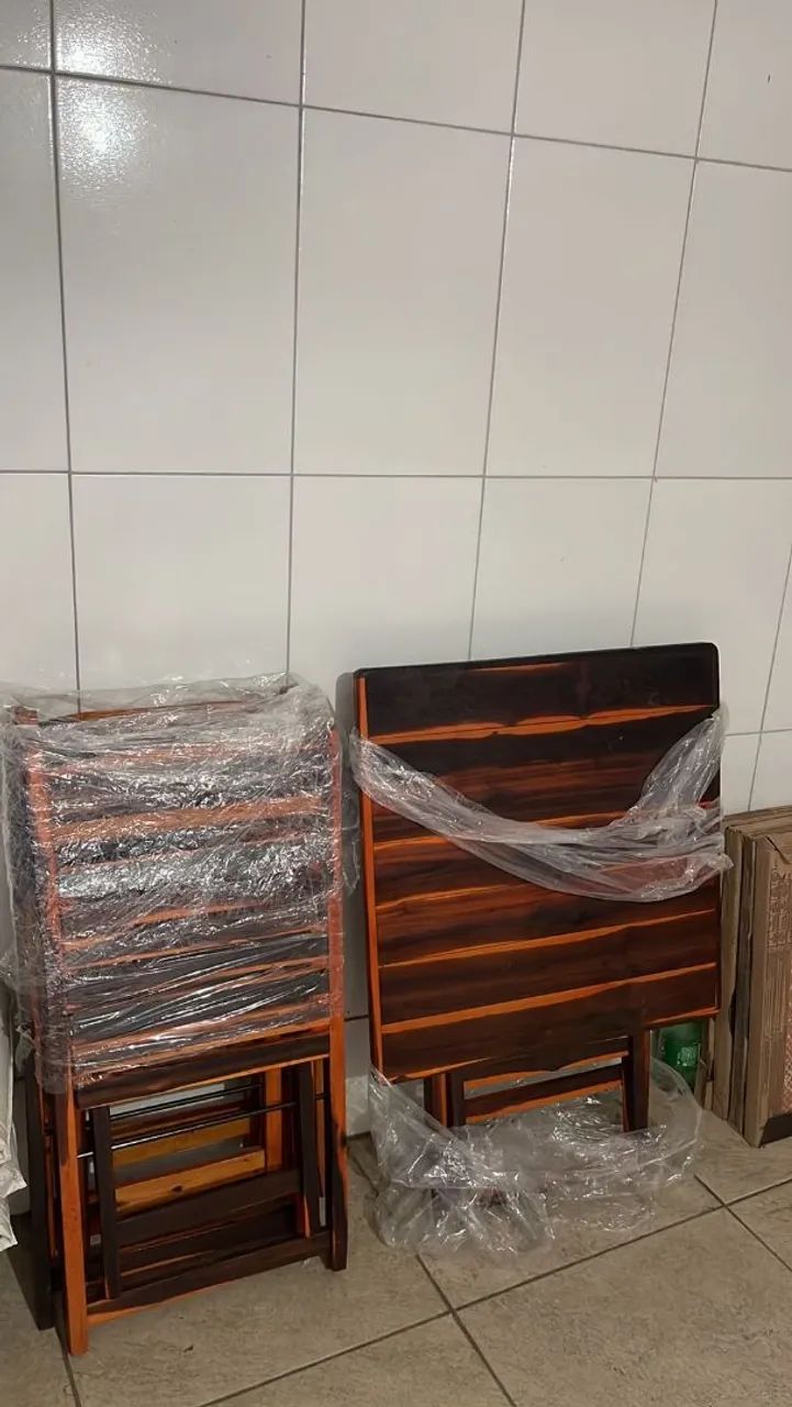 Conjunto de mesa dobráveis  - Foto 2