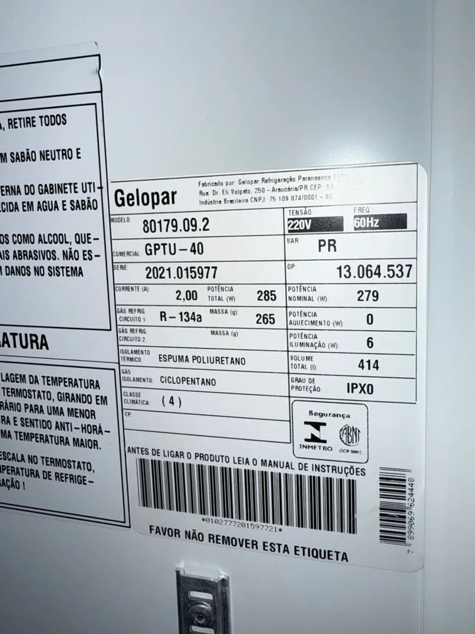 GELADEIRA P/ BEBIDAS 414L GELOPAR  - Foto 4