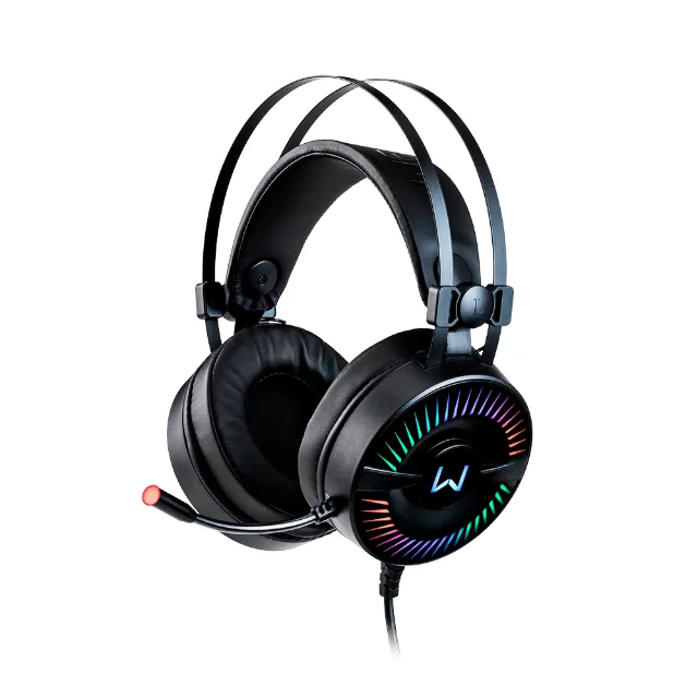 Headset Gamer Led USB Warrior Flamma - WZetta