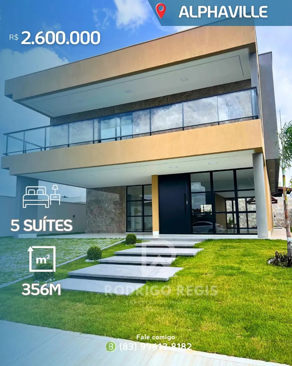 Conforto e Exclusividade | 5 Suítes | 356m² | Pronta para morar