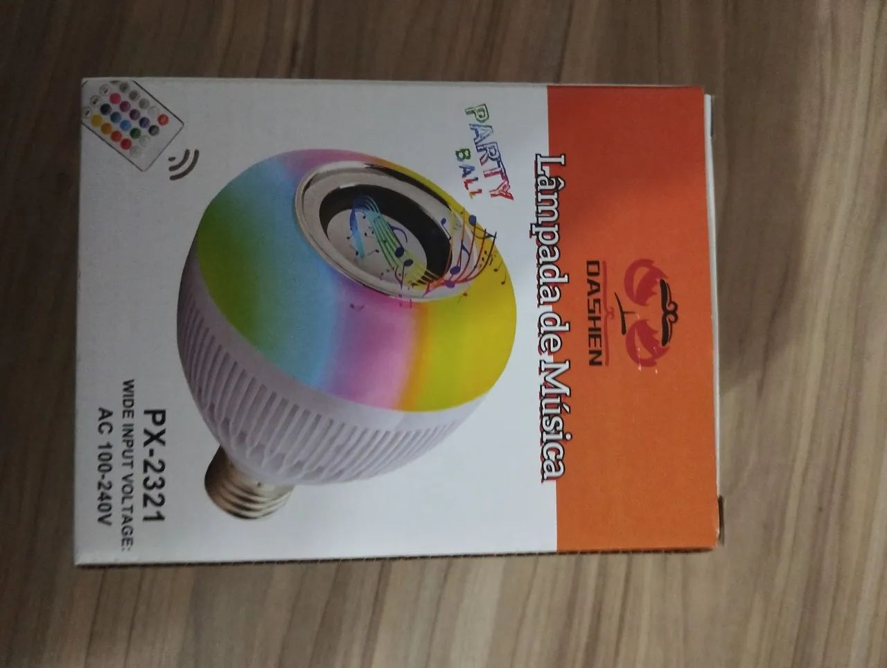 Lâmpada LED Inteligente com Bluetooth e Música