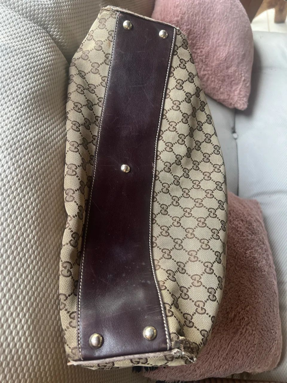 Bolsa Gucci em Canvas GG - Foto 5