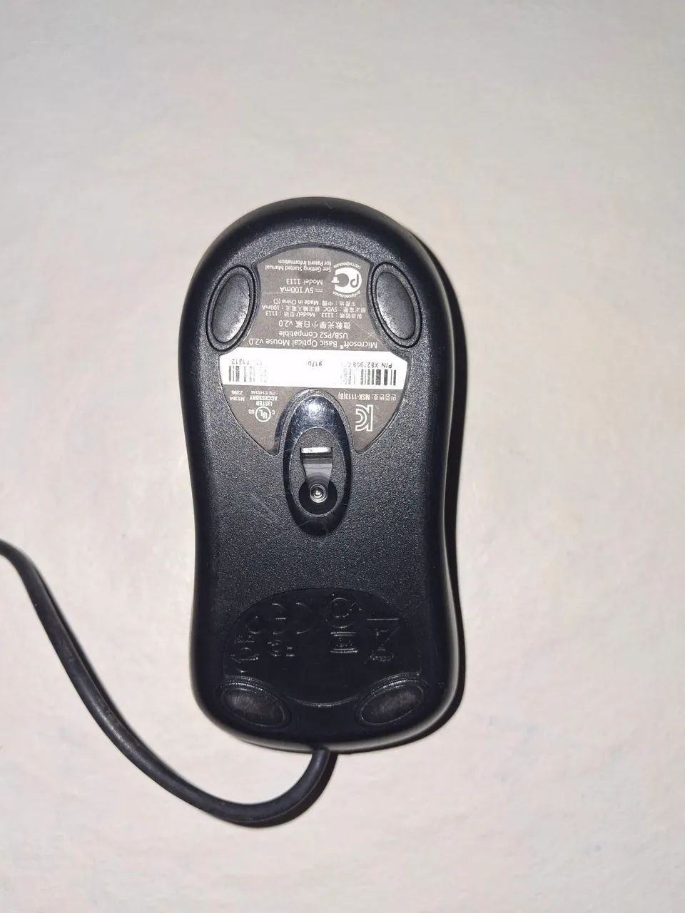 Mouse Microsoft Original  Basic Optical Mouse v2.0<br>USB/PS2 Compatible - Foto 5