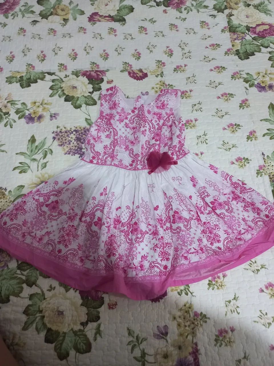 Vestido Infantil Florido