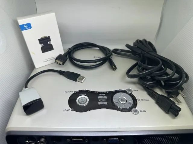 Projetor Canon LV-7250- 2000 Lumens+estojo+hdmi adpatar - Foto 4