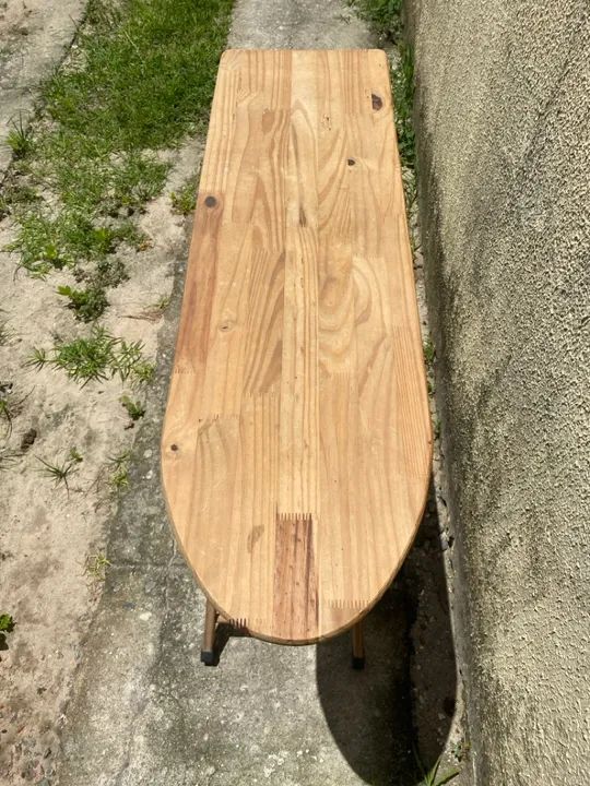 Mesa de passar roupa de madeira - Foto 3