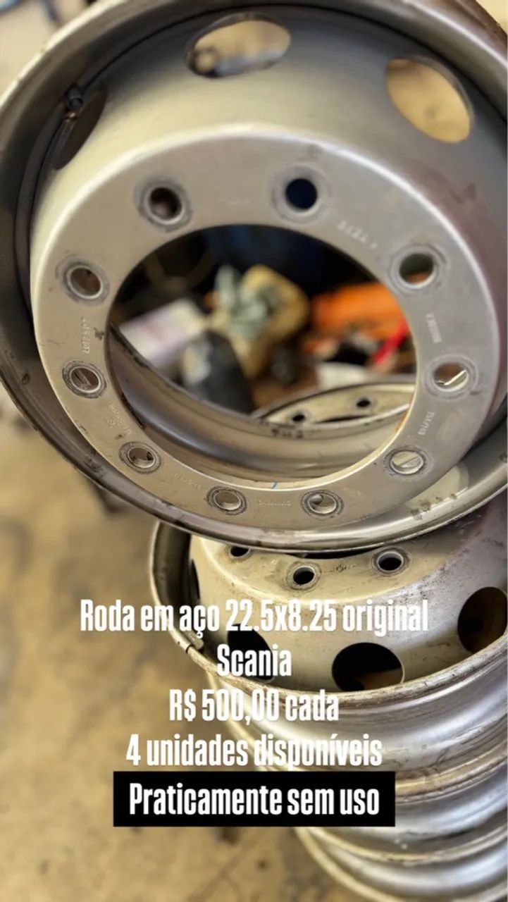 Rodas em aço 22.5x8.25 para caminhão e ônibus 295o