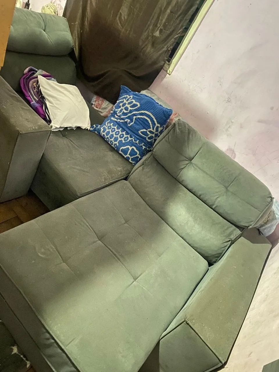 Sofá retrátil reclinável 2 lugares 65578361747330120