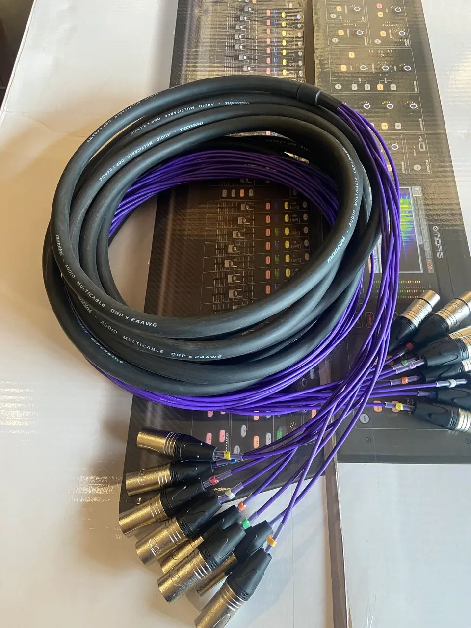 Multivia Subsnake 08 Vias 10 Metros Mancini Conectores Datalink  - Foto 2