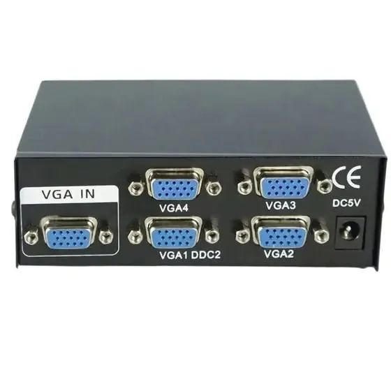 Splitter 1x4 - Distribuidor De Sinal Vga (Novo)