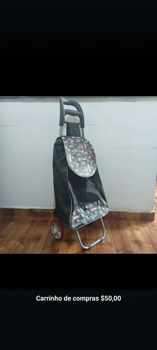 Carrinho de compras dobrável