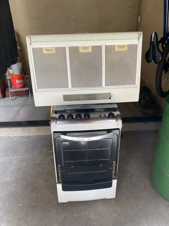 Fogão 4 bocas com depurador de ar  - Foto 5