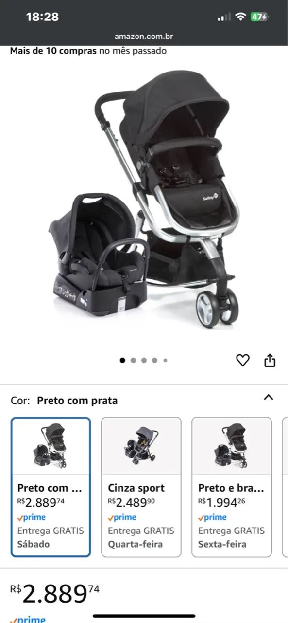 Carrinho de Bebê Quinny - Foto 4