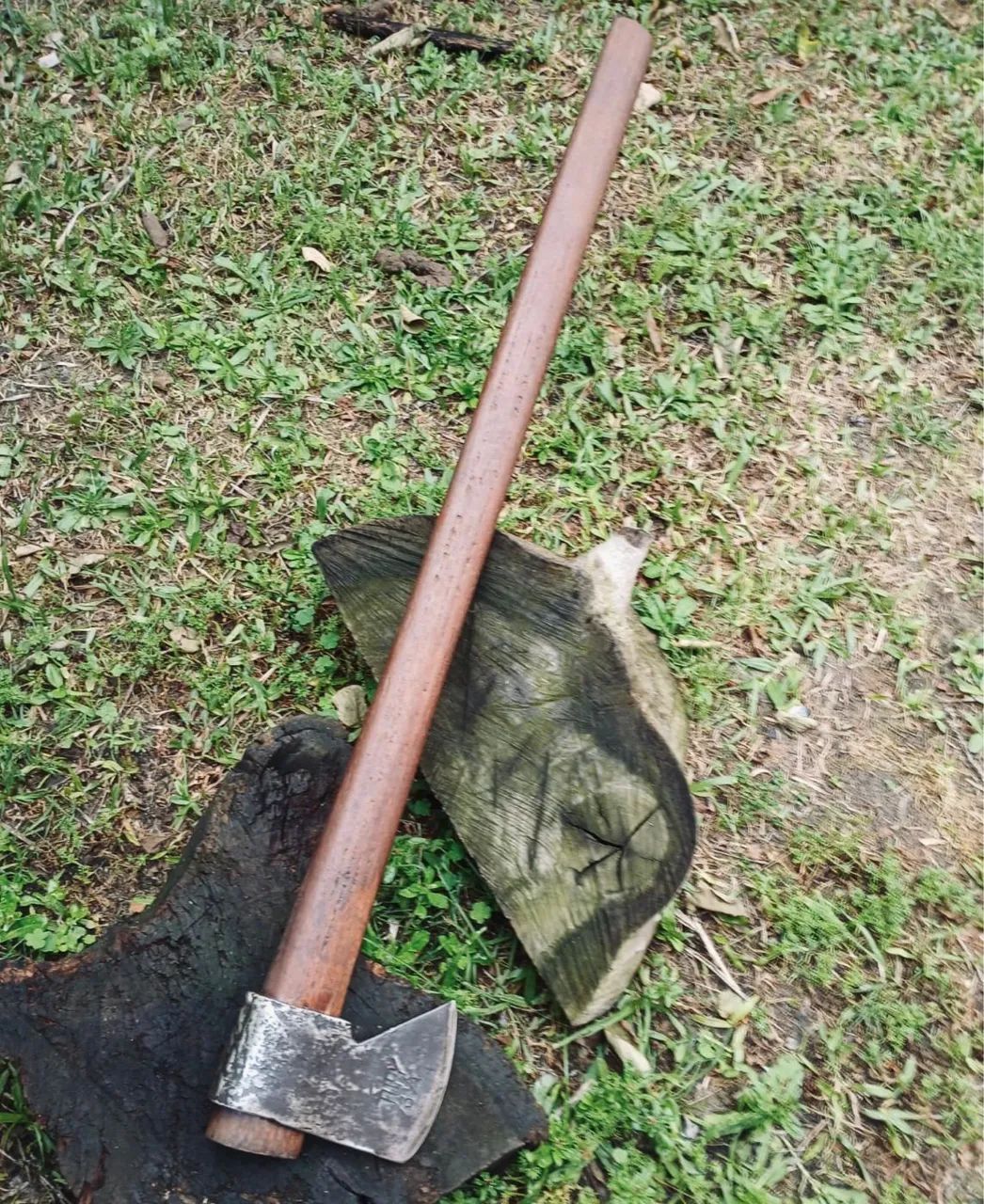 Machado Tupy Original Lenhador Campeiro Aço Forjado Relíquia - Foto 6