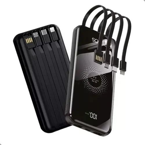 Carregador Power Bank 10.000mAh - Com Indução, Função 4 em 1, Gold BTE-17 -  Loja Coimmbra - Foto 3