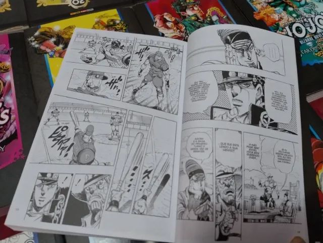 Mangás do JoJo's Bizarre Adventure, Partes 1, 2 e 3 Completos, (Total de 17 Mangás) - Foto 5