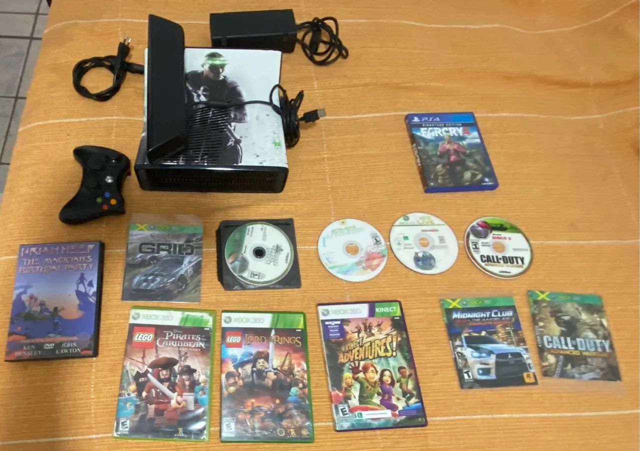 X-Box 360 Desbloqueado com Kinect + Jogos - Foto 3