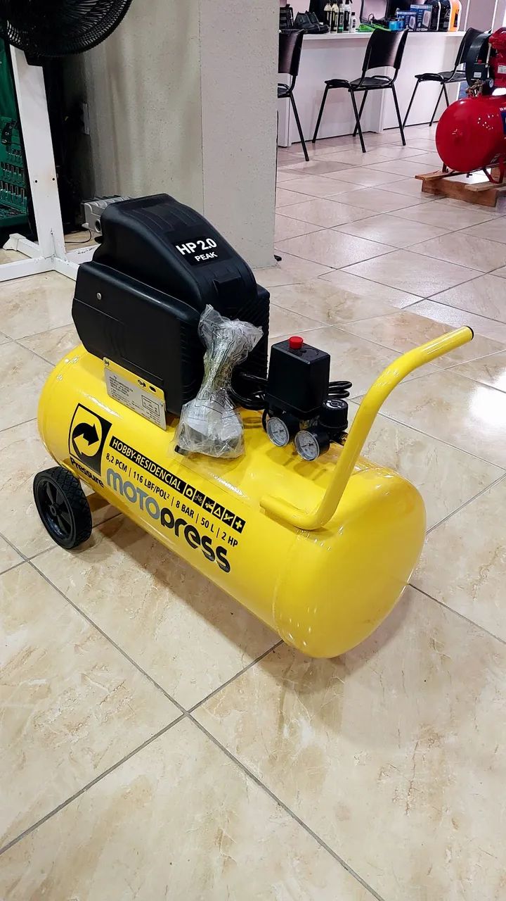 Compressor de ar 50L 2.0hp 116Psi Pressure (Loja) - Foto 3