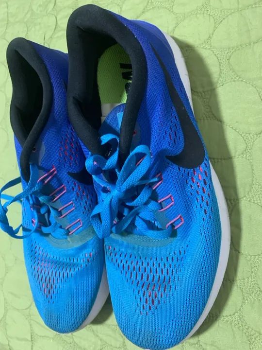 Tênis Nike 38 azul - Foto 4