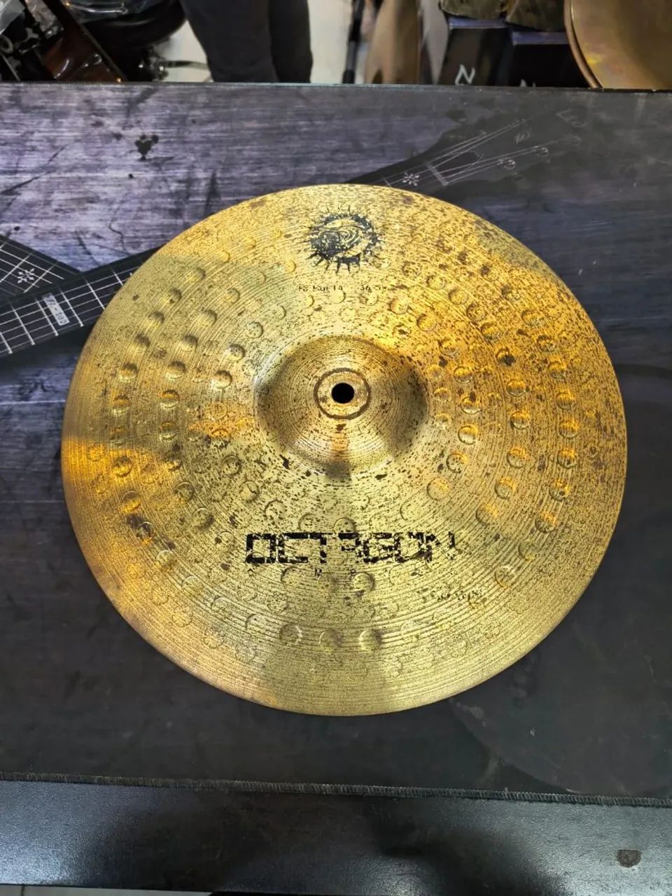 Par de pratos de 14 polegadas Octagon - Foto 5