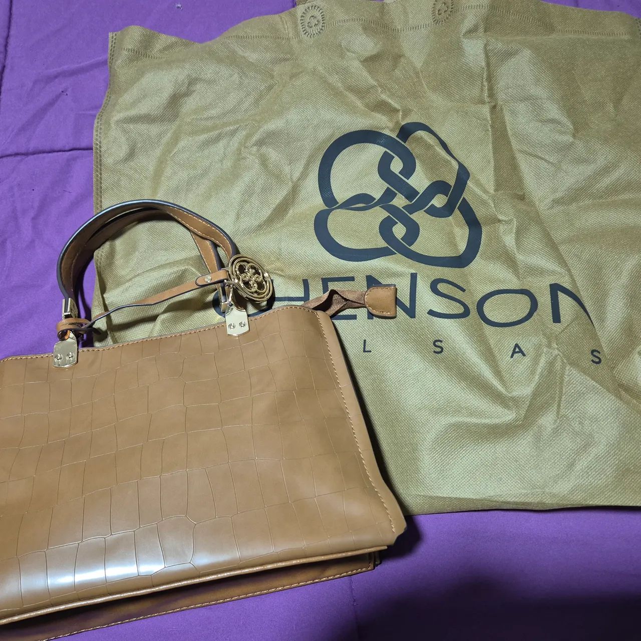 Bolsa de mão marrom 